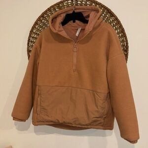 Fabletics blush 1/2 zip sweatshirt size small